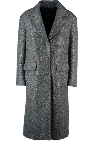 ERMANNO SCERVINO Abrigo con motivo pied de poule