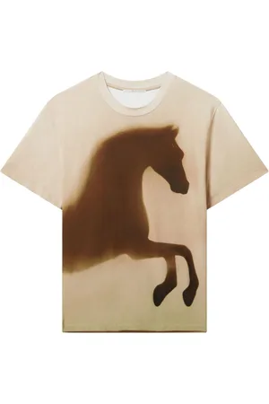 Stella McCartney Playera Faded Horses