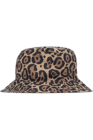 Emporio Armani Gorro de pescador con estampado de leopardo