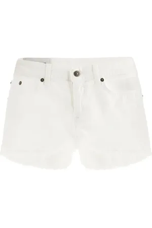 Dondup Shorts de mezclilla con placa del logo