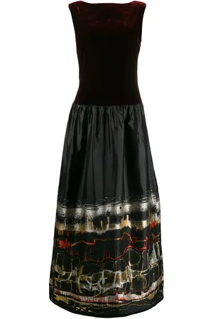 Jean Paul Gaultier Vestido de fiesta con motivo abstracto