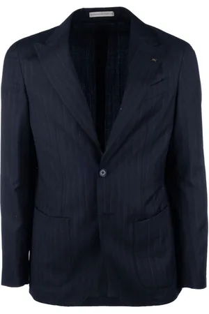 corneliani Blazer con motivo de rayas diplomáticas