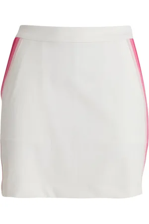 G/FORE Falda corta con ribete de rayas