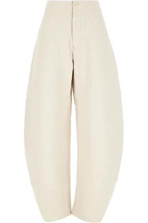 UMA WANG Pantalones capitonados