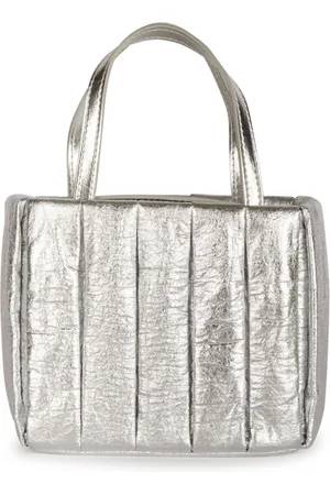 THEMOIRÈ Tote con acabado metalizado