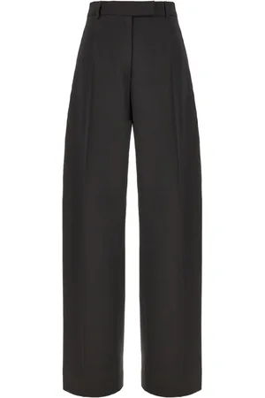 Sportmax Pantalones con dobladillo vuelto