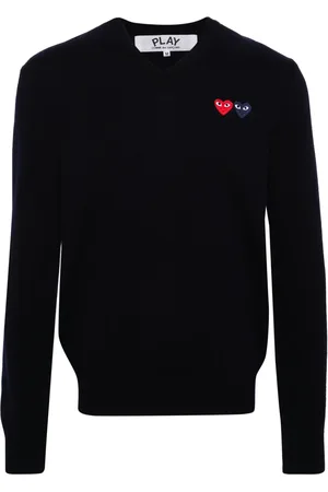 Comme des Garçons Suéter con parche de corazón