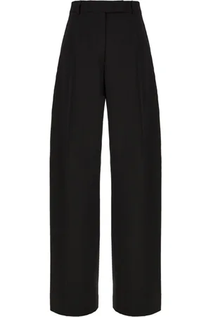 Sportmax Pantalones con dobladillo vuelto