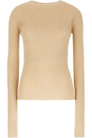 Lanvin Top tejido fino de canalé