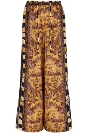PIERRE-LOUIS MASCIA Pantalones con ilustración estampada