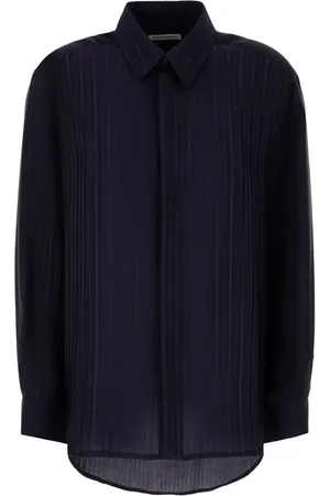 Saint Laurent Camisa con rayas estampadas