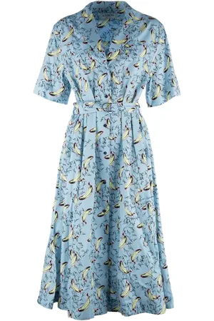 Iceberg Vestido con bananas estampadas