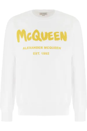 Alexander McQueen Sudadera con logo estampado