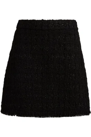 Tory Burch Falda corta de tweed