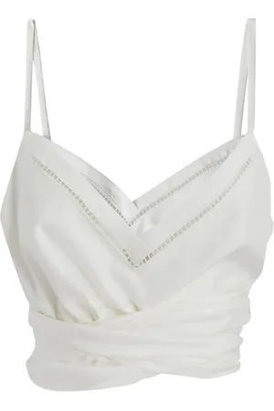 Alberta Ferretti Top con tirantes finos