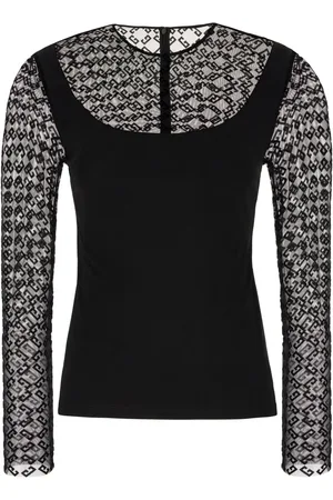 Givenchy Top slim con monograma