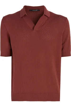 TAGLIATORE Playera tipo polo con acabado texturizado
