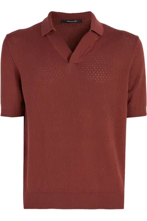TAGLIATORE Playera tipo polo con acabado texturizado