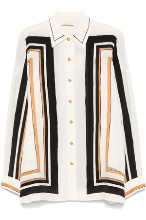 ZIMMERMANN Camisa con rayas estampadas