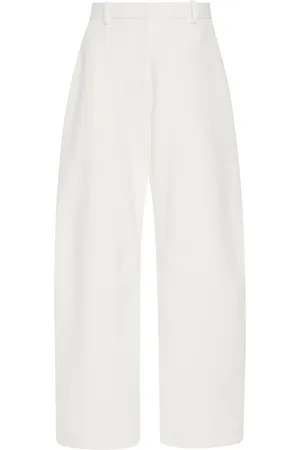 ROSETTA GETTY Pantalones rectos texturizados
