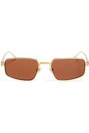 Karen Wazen Lentes de sol con armazón rectangular