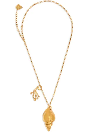 Oscar de la Renta Collar con dije Coral & Shell