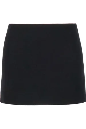 ANN DEMEULEMEESTER Falda corta de lana
