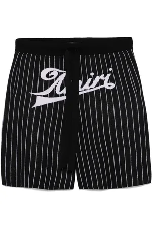AMIRI Shorts con estampado de rayas diplomáticas