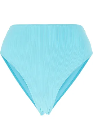 Frankies Bikinis Bikini bottom con efecto plisado