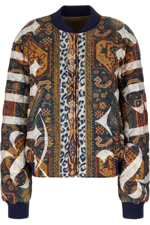 PIERRE-LOUIS MASCIA Chamarra bomber reversible estampada