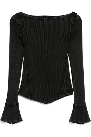Free People Top con bordes sin rematar