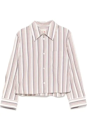 Marni Camisa manga larga con rayas estampadas