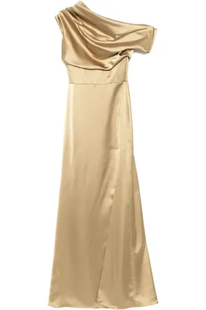 Amsale Vestido estilo corset con hombros descubiertos