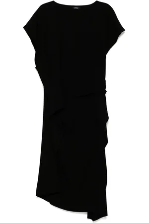 YOHJI YAMAMOTO Vestido midi a capas