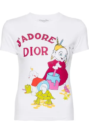 Dior Playera con estampado gráfico 2002