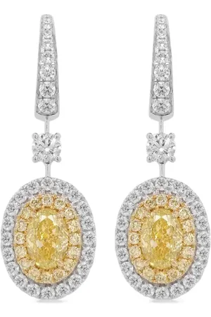 HYT Jewelry Aretes en oro de 18kt con diamante