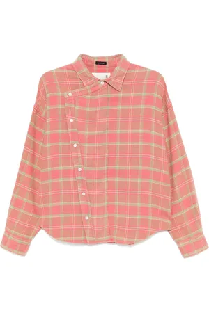 R13 Camisa con cuadros estampados