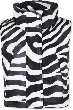 Molo Chaleco capitonado con animal print