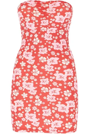Frankies Bikinis Vestido corto con estampado floral