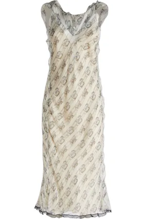 Fendi Vestido con estampado abstracto