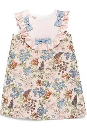 HUCKLEBONES LONDON Vestido recto con volantes