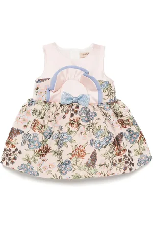 HUCKLEBONES LONDON Vestido con volantes en la pechera