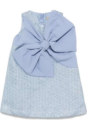 HUCKLEBONES LONDON Vestido recto con moño gigante
