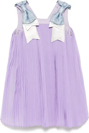 HUCKLEBONES LONDON Vestido acampanado plisado