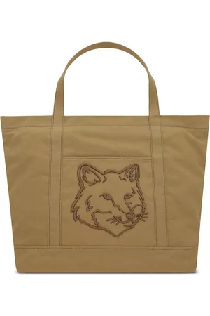 Maison Kitsuné Tote con bordado Fox Head