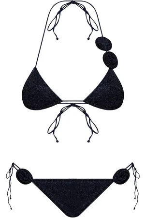 Oseree Bikini con aplique de rosa