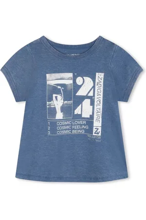 Zadig & Voltaire Playera con logo estampado