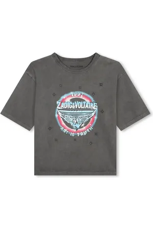 Zadig & Voltaire Playera con logo estampado