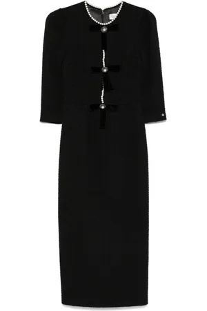 NISSA Vestido midi de tweed