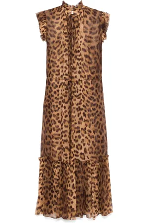 ZIMMERMANN Vestido midi Crush Flutter